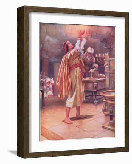 Soloman Asking for Wisdom-Arthur A. Dixon-Framed Giclee Print