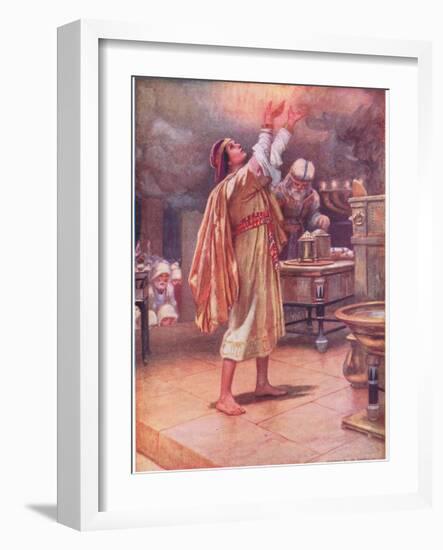 Soloman Asking for Wisdom-Arthur A. Dixon-Framed Giclee Print