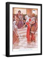Soloman Discovers the True Mother-Arthur A. Dixon-Framed Giclee Print