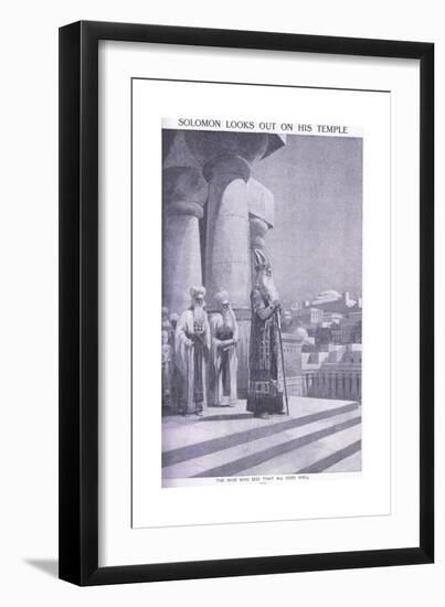 Soloman Looks Out on His Temple-Charles Mills Sheldon-Framed Giclee Print