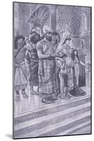 Soloman on the Steps of His Throne-Charles Mills Sheldon-Mounted Giclee Print