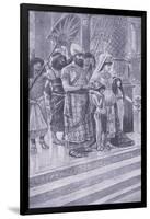 Soloman on the Steps of His Throne-Charles Mills Sheldon-Framed Giclee Print