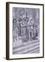 Soloman on the Steps of His Throne-Charles Mills Sheldon-Framed Giclee Print