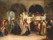 Reading of the Law in a Synagogue-Solomon Alexander Hart-Giclee Print
