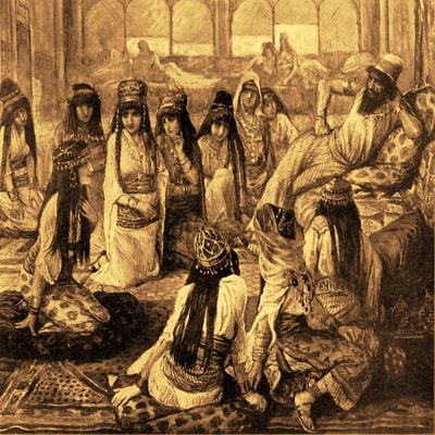 Solomon And His Harem By J James Tissot - Bible (Book Of Kings)' Giclee  Print - James Jacques Joseph Tissot | Allposters.com