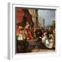 Solomon and the Queen of Sheba-Frans Francken the Younger-Framed Giclee Print