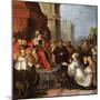 Solomon and the Queen of Sheba-Frans Francken the Younger-Mounted Giclee Print