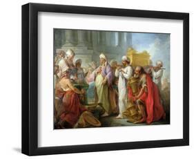 Solomon Before the Ark of the Covenant, 1747-Blaise Nicolas Le Sueur-Framed Giclee Print