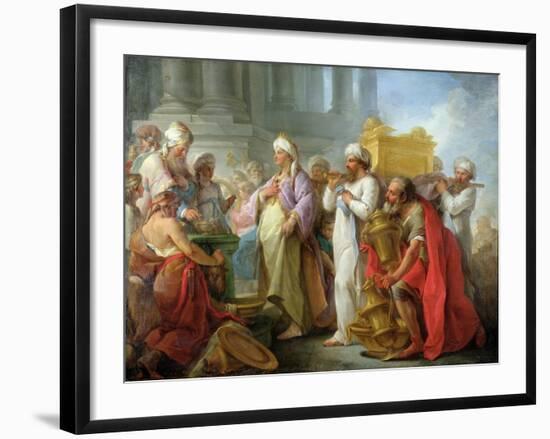 Solomon Before the Ark of the Covenant, 1747-Blaise Nicolas Le Sueur-Framed Giclee Print