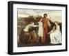 Solomon Being Given to Wisdom-Barthélémy Menn-Framed Giclee Print