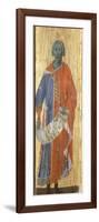 Solomon, Detail from the Predella of the Maesta' of Duccio Altarpiece in the Cathedral of Siena-Duccio Di buoninsegna-Framed Giclee Print