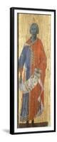 Solomon, Detail from the Predella of the Maesta' of Duccio Altarpiece in the Cathedral of Siena-Duccio Di buoninsegna-Framed Giclee Print