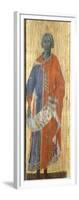 Solomon, Detail from the Predella of the Maesta' of Duccio Altarpiece in the Cathedral of Siena-Duccio Di buoninsegna-Framed Giclee Print