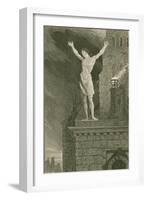 Solomon Eagle Denouncing the City-John Franklin-Framed Giclee Print