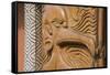 Solomon Islands, Guadalcanal Island. Cultural Center, Wood Carving-Cindy Miller Hopkins-Framed Stretched Canvas
