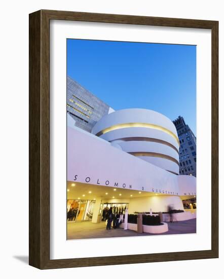 Solomon R. Guggenheim Museum, Built in 1959, Designed by Frank Lloyd Wright, Manhattan-Christian Kober-Framed Photographic Print