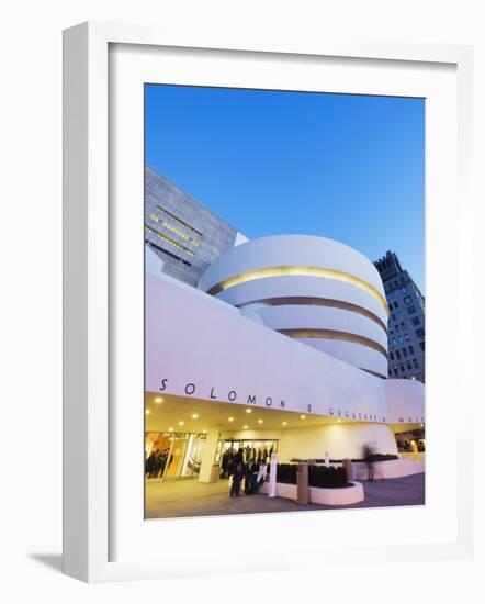 Solomon R. Guggenheim Museum, Built in 1959, Designed by Frank Lloyd Wright, Manhattan-Christian Kober-Framed Photographic Print