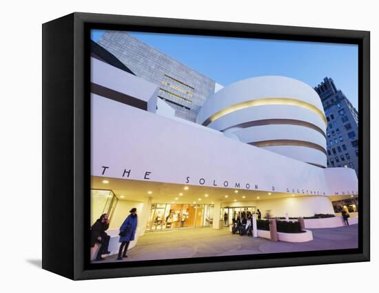 Solomon R. Guggenheim Museum, Built in 1959, Designed by Frank Lloyd Wright, Manhattan-Christian Kober-Framed Stretched Canvas