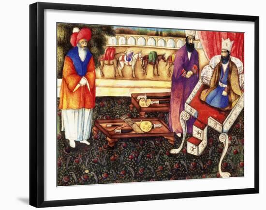 Solomon Receiving Presents from the Queen of Sheba, C.1863-4-null-Framed Giclee Print