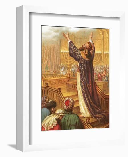 Solomon's Prayer-English-Framed Giclee Print