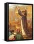 Solomon's Prayer-English-Framed Stretched Canvas