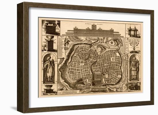 Solomon's Temple - Jerusalem-null-Framed Art Print