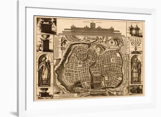 Solomon's Temple - Jerusalem-null-Framed Art Print