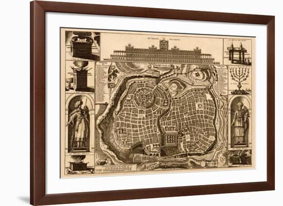 Solomon's Temple - Jerusalem-null-Framed Art Print