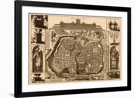 Solomon's Temple - Jerusalem-null-Framed Art Print