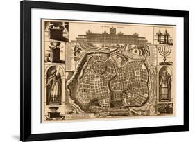 Solomon's Temple - Jerusalem-null-Framed Art Print