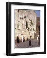 Solomon's Wall, Jerusalem-Jean Leon Gerome-Framed Giclee Print