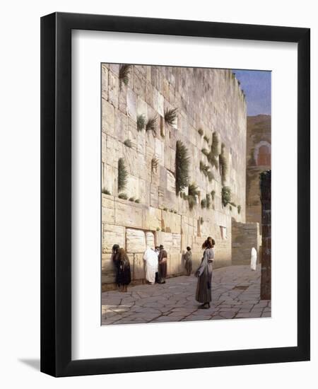 Solomon's Wall, Jerusalem-Jean Leon Gerome-Framed Giclee Print