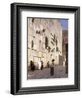 Solomon's Wall, Jerusalem-Jean Leon Gerome-Framed Giclee Print