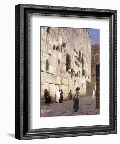 Solomon's Wall, Jerusalem-Jean Leon Gerome-Framed Giclee Print