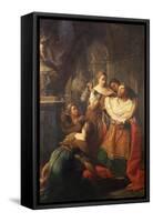 Solomon Worshiping False Gods-Pompeo Batoni-Framed Stretched Canvas