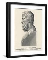 Solon Greek Statesman and Lawgiver-L. Visconti-Framed Art Print