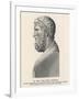 Solon Greek Statesman and Lawgiver-L. Visconti-Framed Art Print