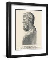 Solon Greek Statesman and Lawgiver-L. Visconti-Framed Art Print