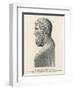 Solon Greek Statesman and Lawgiver-L. Visconti-Framed Art Print
