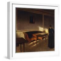 Solskin I Dagligstuen, No.1, 1903-Vilhelm Hammershoi-Framed Giclee Print