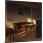 Solskin I Dagligstuen, No.1, 1903-Vilhelm Hammershoi-Mounted Giclee Print