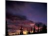 Solstice Sunset atop Midnight Dome, Dawson City, Yukon, Canada-Paul Souders-Mounted Premium Photographic Print