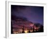 Solstice Sunset atop Midnight Dome, Dawson City, Yukon, Canada-Paul Souders-Framed Photographic Print