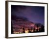 Solstice Sunset atop Midnight Dome, Dawson City, Yukon, Canada-Paul Souders-Framed Photographic Print