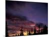 Solstice Sunset atop Midnight Dome, Dawson City, Yukon, Canada-Paul Souders-Mounted Photographic Print