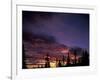 Solstice Sunset atop Midnight Dome, Dawson City, Yukon, Canada-Paul Souders-Framed Photographic Print