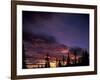 Solstice Sunset atop Midnight Dome, Dawson City, Yukon, Canada-Paul Souders-Framed Photographic Print