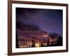 Solstice Sunset atop Midnight Dome, Dawson City, Yukon, Canada-Paul Souders-Framed Photographic Print