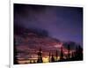 Solstice Sunset atop Midnight Dome, Dawson City, Yukon, Canada-Paul Souders-Framed Photographic Print