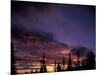 Solstice Sunset atop Midnight Dome, Dawson City, Yukon, Canada-Paul Souders-Mounted Photographic Print